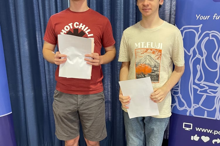 Liam Chamberlin - Three A stars and a B, Arthur Whitworth - A star and two As