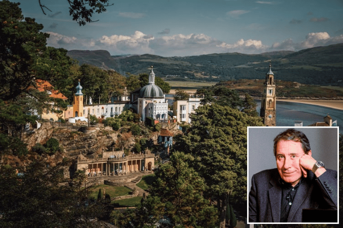 Main: Portmeirion (Crown Copyright). Inset: Jools Holland