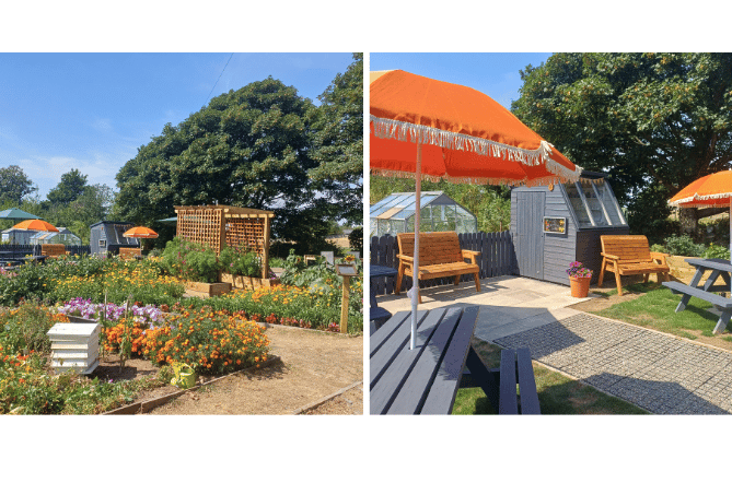A community garden in Dyffryn Ardudwy has been officially opened