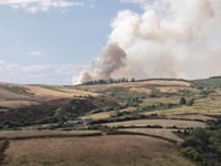 Carmarthenshire wildfire prompts evacuations
