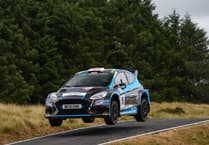 Morgans defends championship lead in Down Rally debut