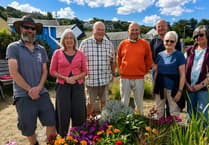Liz Saville Roberts visits Harlech garden
