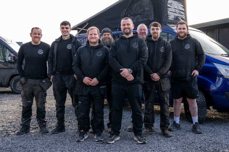 Llandysul's AB Campers team. Photo: AB Campers & Vehicle Conversions