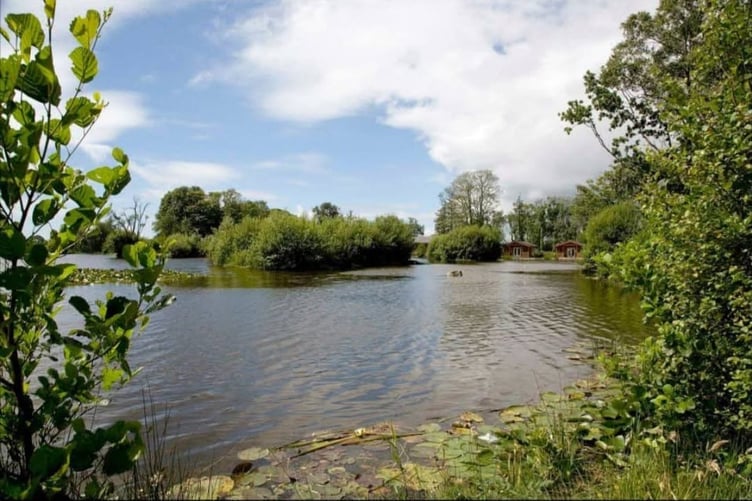 The fishery is set in 40 acres of mature woodland