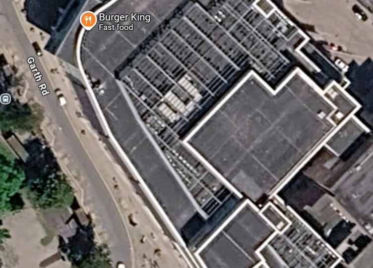 Arial view of the Menai Centre. Photo: Google Maps