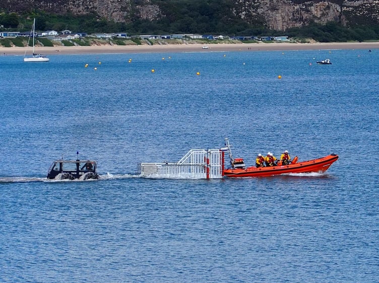 Abersoch RNLI tasked to assist motorboat with mechanical problems. Photo: RNLI/Abersoch RNLI
