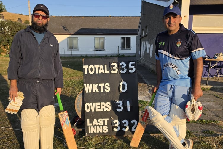 Aslam finished unbeaten on a career-best 173*, while Asad also recorded a career-best 117*