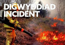 Firefighters monitoring Pwllheli mountain blaze