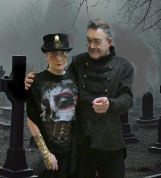 Tregaron husband and wife horror authors, Tommy and Margot Ellis