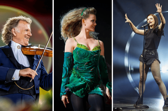 André Rieu, Riverdance and Bat Out of Hell will be screened at Mwldan