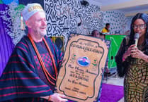 Outstanding in his field: Former Aberystwyth professor named Chieftain in Nigeria
