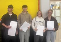 Ysgol Uwchradd Tywyn pupils celebrate GCSE results