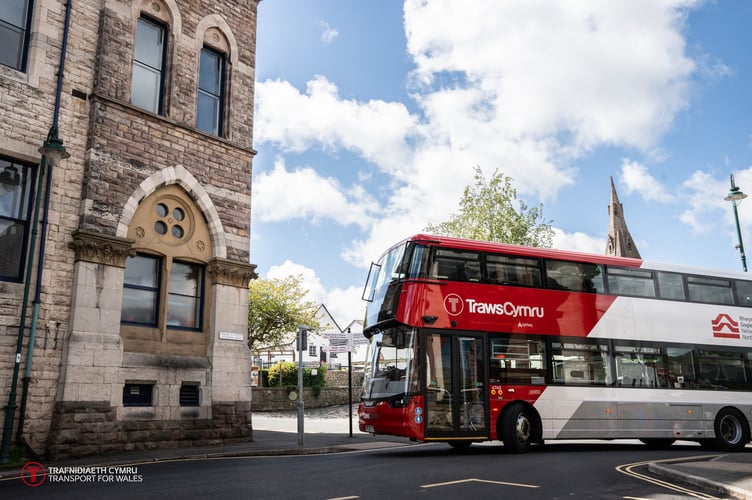 TfW TrawsCymru double decker. Photo: TfW