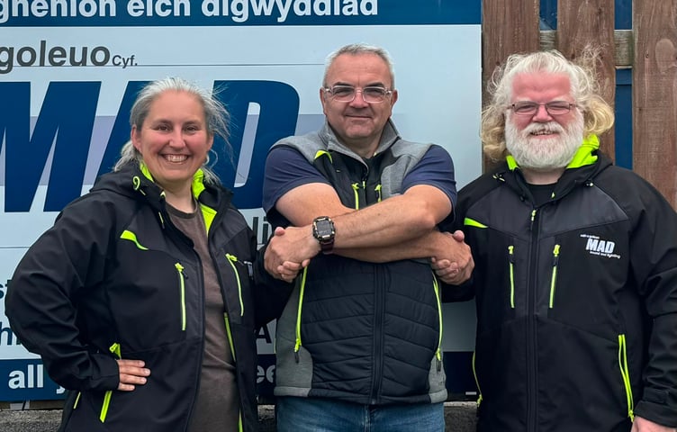 Mandy Hughes, Arwel Hughes and Gwyn Hughes
