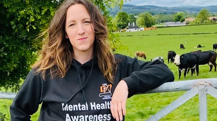 Rhian Jones led an Agrisgôp group bringing farmers together to explore mental health and wellbeing in the farming community