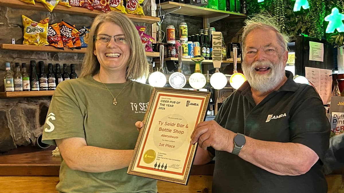 Tŷ Seidr named best cider pub in Wales
