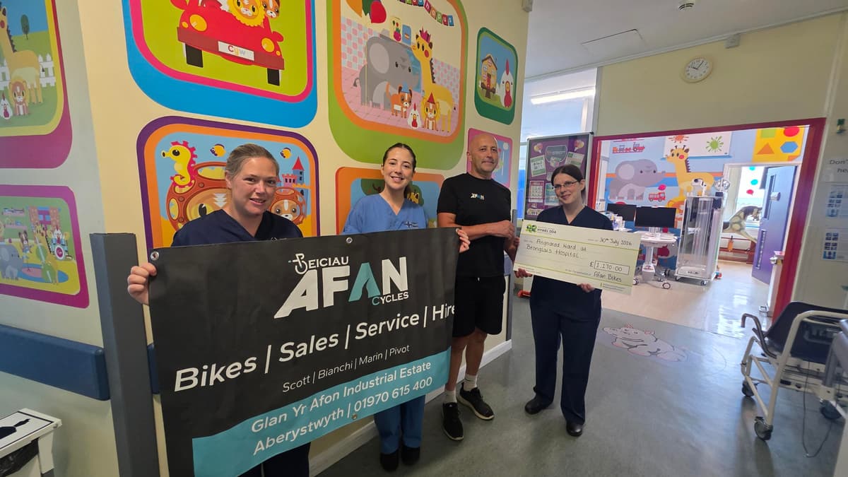 Charity cycle raises money for children's ward