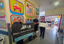 Charity cycle raises money for children's ward