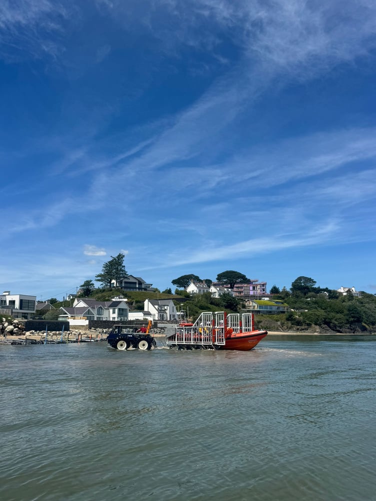 Abersoch RNLI tasked to two missing teenagers on a paddleboard. Photo: Abersoch RNLI
