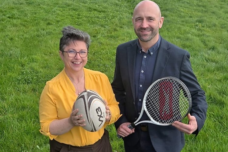 Kate Williams, Head of Strategic Partnerships and Development at Activate West Wales and Jamie Rewbridge, CEO of Activate West Wales