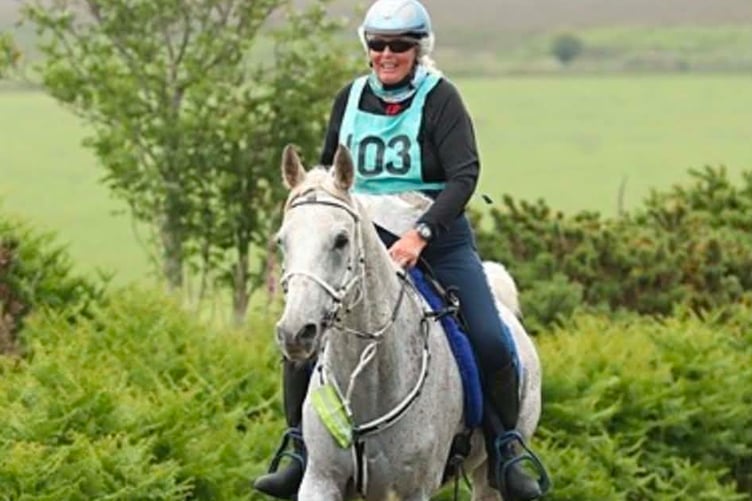 Fiona Griffiths with Cid