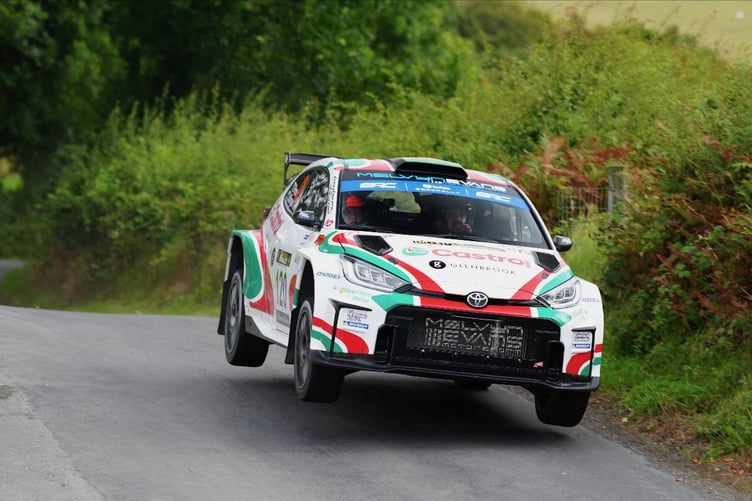 Osian Pryce is teaming up with co-driver James Morgan for Rali Ceredigion