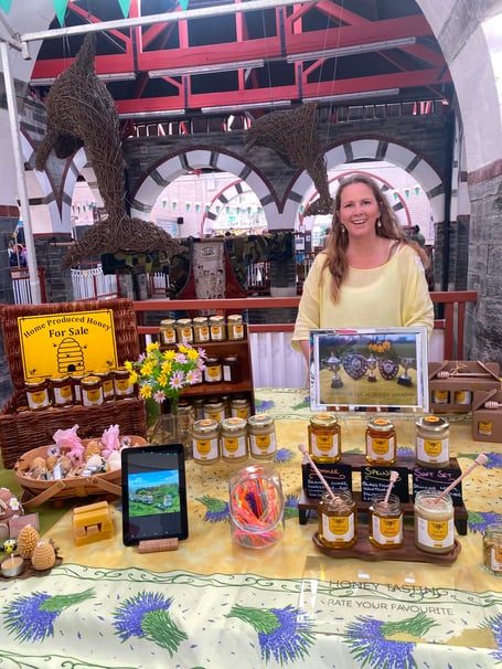 Manna Bees & Honey at Cardigan Farmers Market