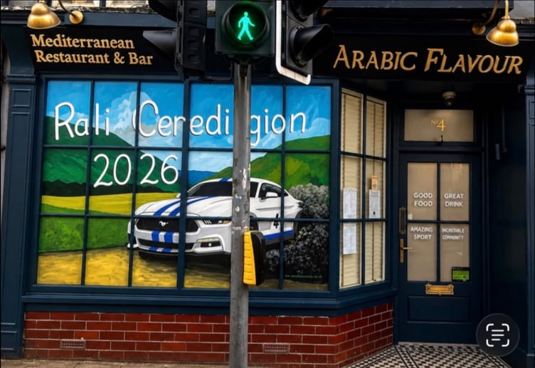 Arabic Flavour's rally mural