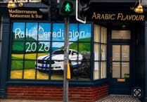 Aberystwyth restaurant backs Rali Ceredigion with mural