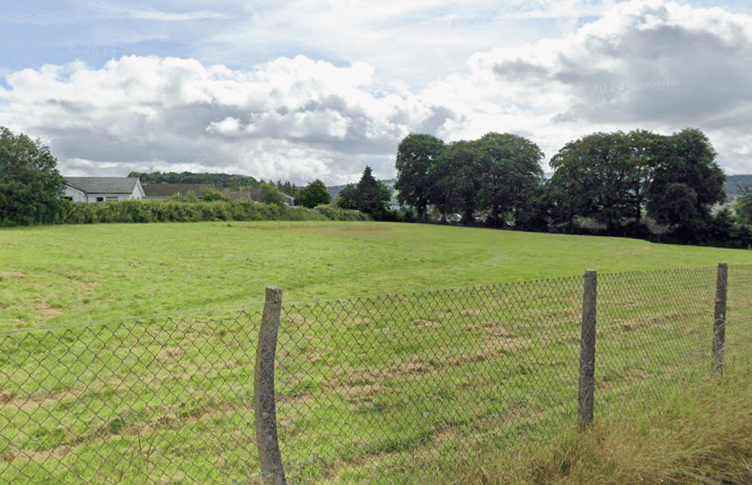 The land in Maes y Deri, Lampeter