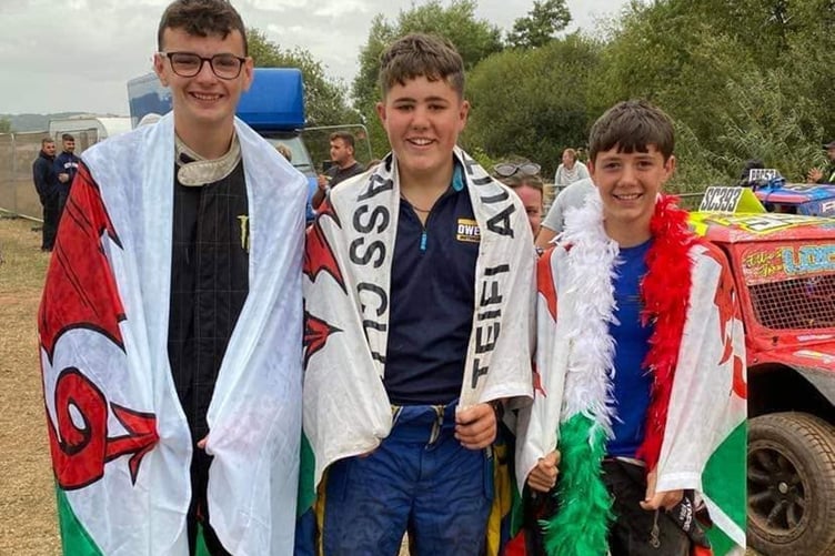 Young motorsport enthusiasts