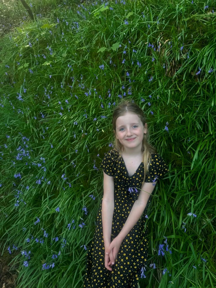 Nine-year-old Lilly Edwards from Llanon