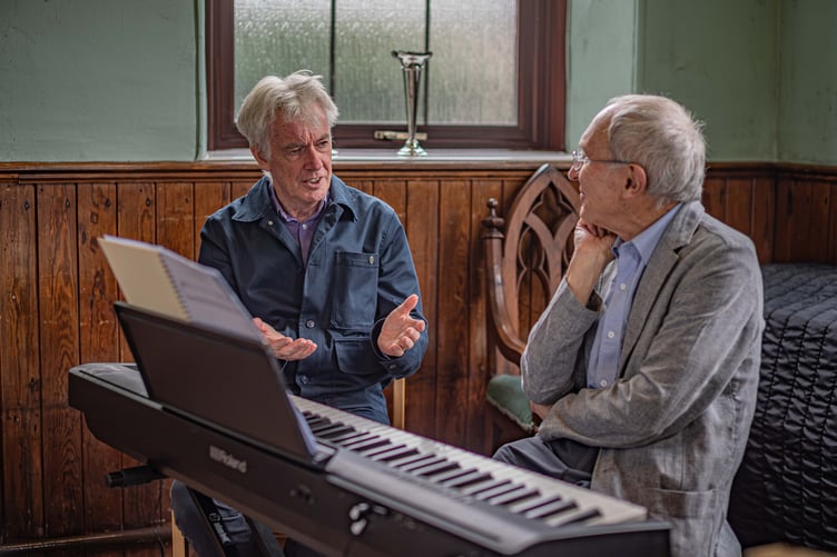 Patrick Young and Gareth Glyn. Photo: Steve Rawlins