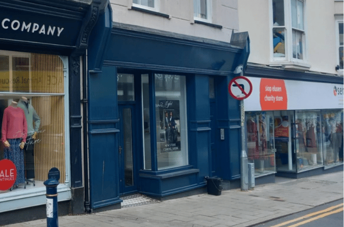 Dyfed Menswear will open between Crew Clothing Company and the Sense Charity shop on Great Darkgate Street. Photo: Julie McNicholls Vale
