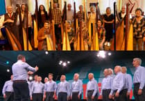 Welsh Triple Harp Society and Parti Camddwr will perform together in Devil's Bridge