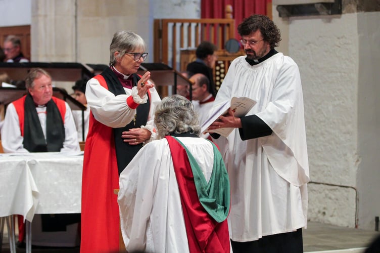Archbishop Cherry and Bishop Manon, who comes from Nefyn, are pictured at Sacred Synod