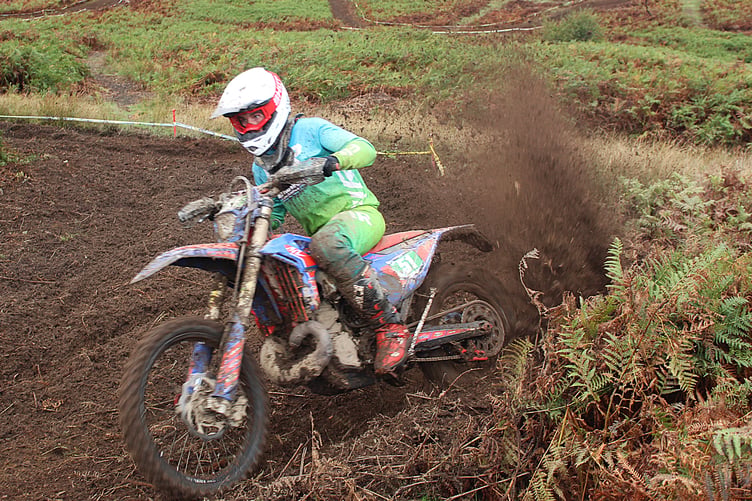 Kris Price on his way to winning the British Expert Enduro Championship