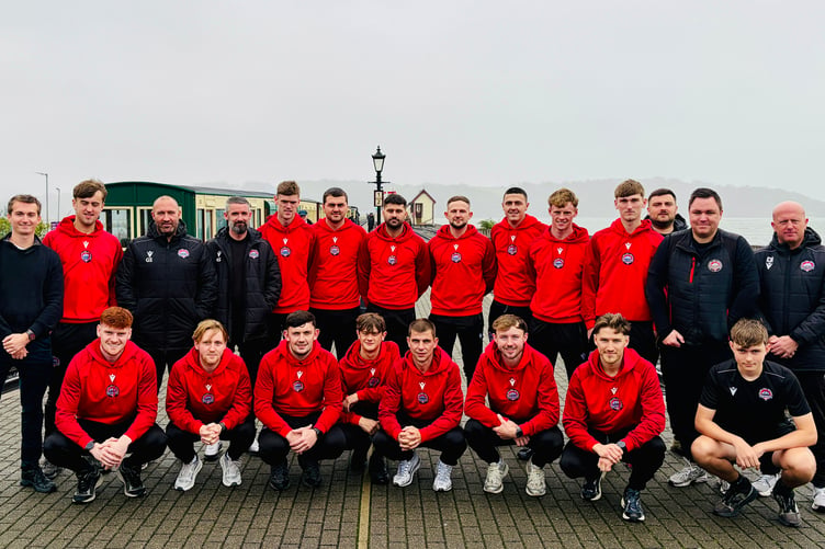 Porthmadog enjoyed a pre-match meal and a walk through town before their win on Saturday
