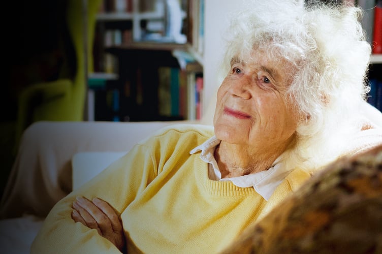 Jan Morris. Photo: Luca Coles / Plas Glyn y Weddw