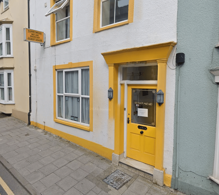 Sunnymead guest house on Bridge Street, Aberystwyth