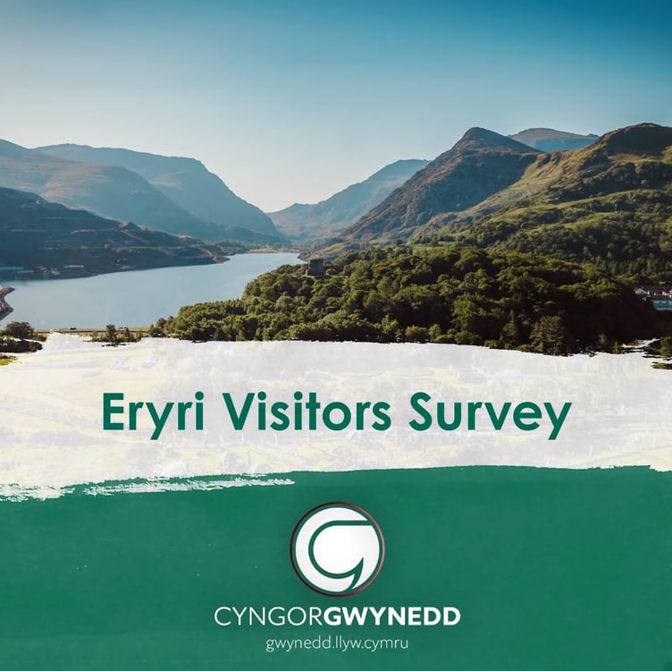 People who use Eryri National Park are being asked to complete a survey. Image: Gwynedd Council