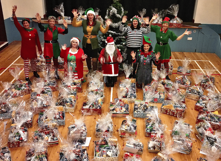 The Dyffryn Elves are getting ready for their fifth year distributing hampers throughout Dyffryn Ardudwy and Talybont