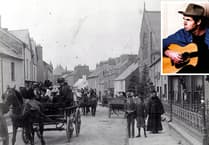 Cardigan present comedian Rich Hall and historian Glen Johnson