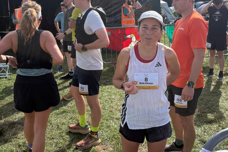 Becky ran 166.4 miles in 40 hours to win the Rasselbock Backyard Ultra