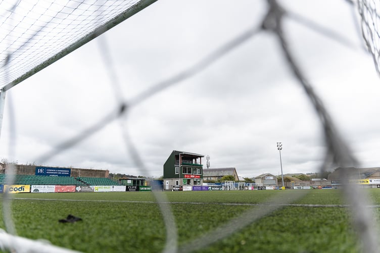 ABERYSTWYTH, WALES - 31 AUGUST 2026:General View of Park Avenue during the Novira Cymru South fixture Aberystwyth Town vs Llanelli Town at Park Avenue, Aberystwyth, Wales (Pic by Jamie Edwards/FAW)
