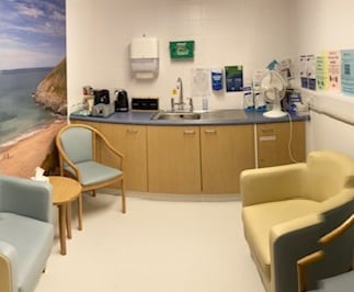 The new quiet room at Meurig Ward