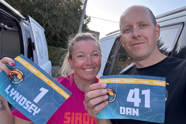 Lyndesy and Dan ready for the ONA Ultra