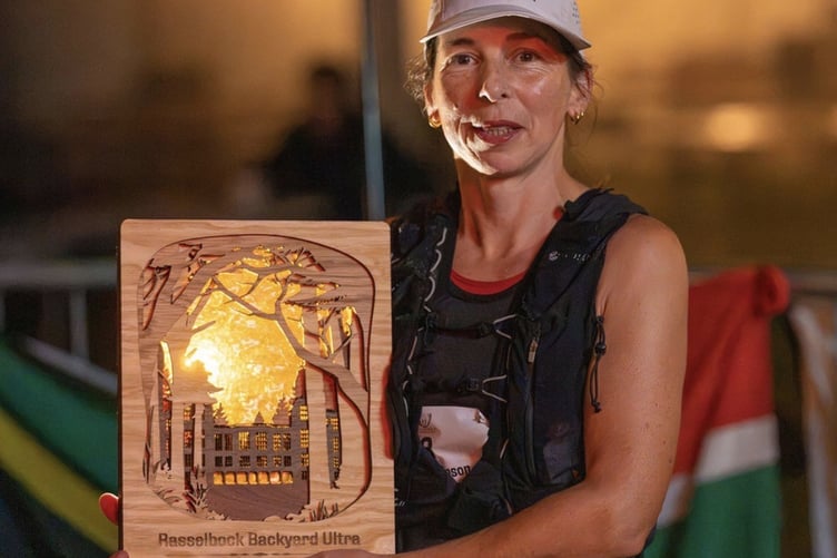 Becky Atkinson ran an outstanding race at the Rasselbock Backyard Ultra (Gavin Hawkins, Stilth Studios)