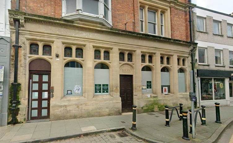 The former bank in Cardigan