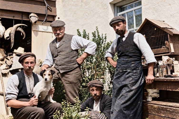 The Hutchings family of Aberystwyth started stuffing animals as a hobby.
